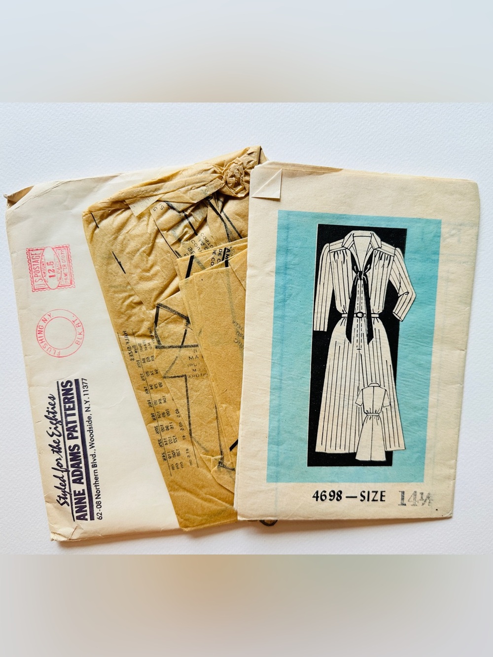 Ann Adams 1970s shirt dress